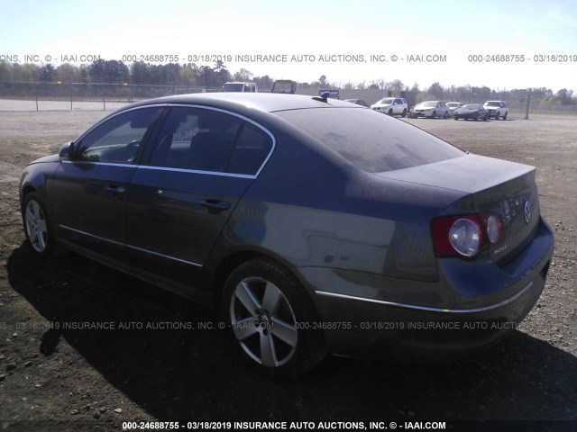 WVWJK73C99P039557 - 2009 VOLKSWAGEN PASSAT TURBO GRAY photo 3