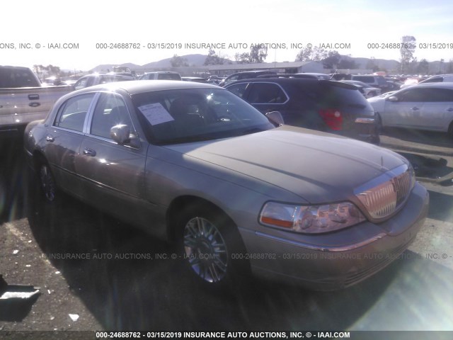 2LNBL8CV5AX752345 - 2010 LINCOLN TOWN CAR SIGNATURE LIMITED TAN photo 1