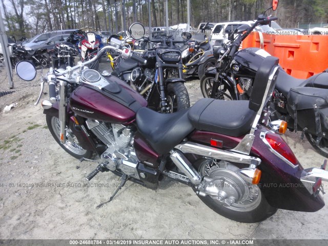 JH2RC50019K500818 - 2009 HONDA VT750 C MAROON photo 3