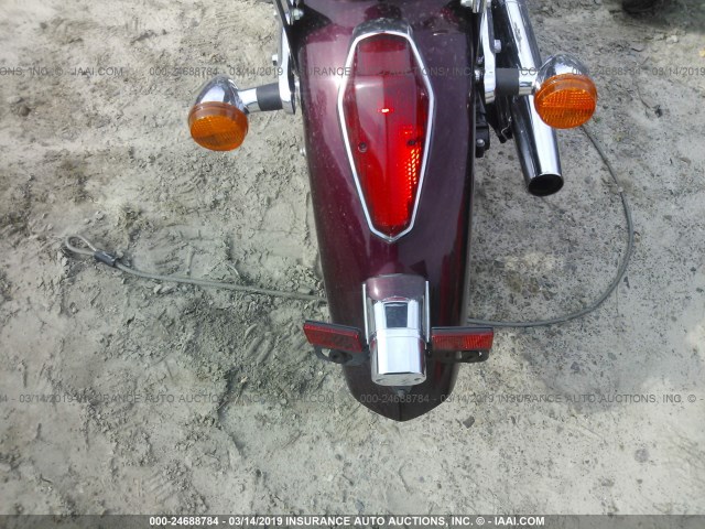 JH2RC50019K500818 - 2009 HONDA VT750 C MAROON photo 6