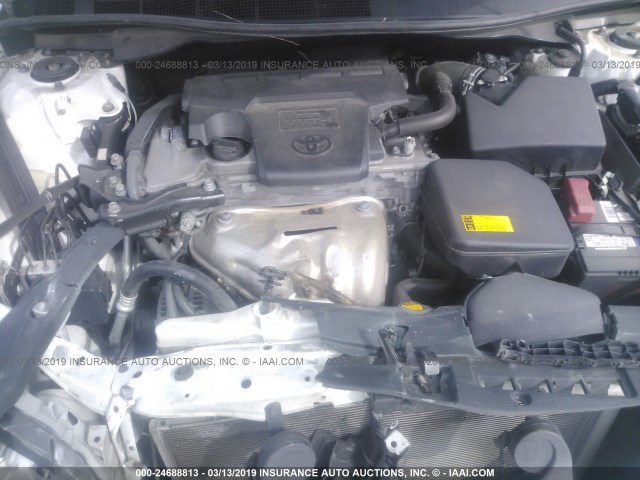 4T1BF1FK6EU766462 - 2014 TOYOTA CAMRY L/SE/LE/XLE 白色 照片 10