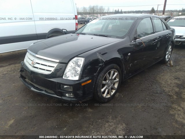 1G6DC67A670140755 - 2007 CADILLAC STS BLACK photo 2