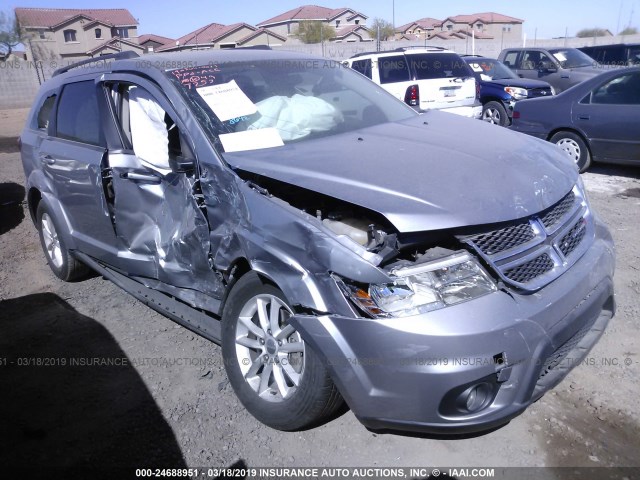 3C4PDCBG1GT167253 - 2016 DODGE JOURNEY SXT SILVER photo 1