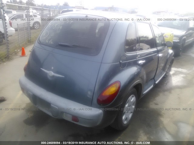 3C4FY48B93T581134 - 2003 CHRYSLER PT CRUISER CLASSIC BLUE photo 4