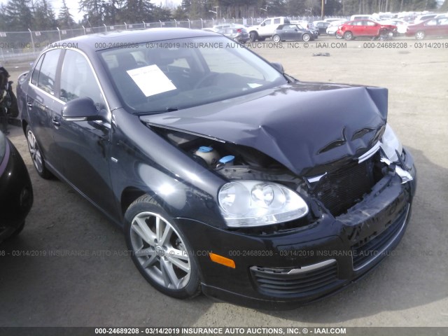 3VWEF71K37M112437 - 2007 VOLKSWAGEN JETTA WOLFSBURG 黑色 照片 1