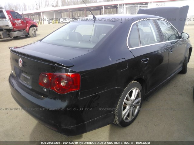 3VWEF71K37M112437 - 2007 VOLKSWAGEN JETTA WOLFSBURG 黑色 照片 4