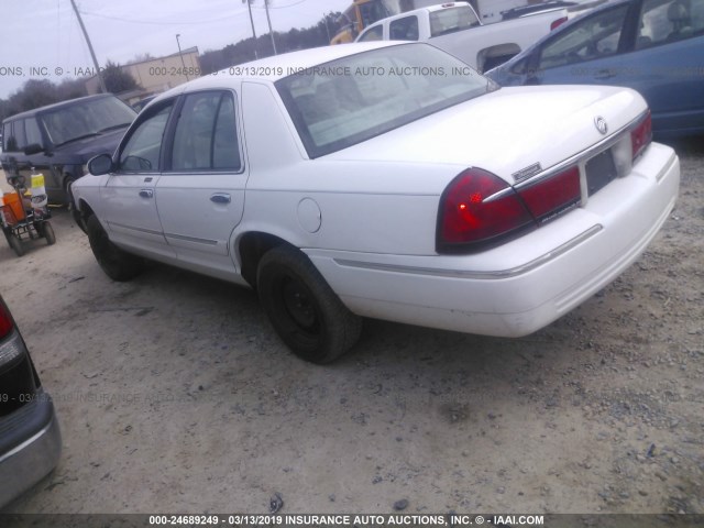 2MEFM74W3XX675552 - 1999 MERCURY GRAND MARQUIS GS თეთრი ფოტო 3