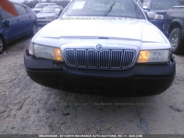 2MEFM74W3XX675552 - 1999 MERCURY GRAND MARQUIS GS თეთრი ფოტო 6
