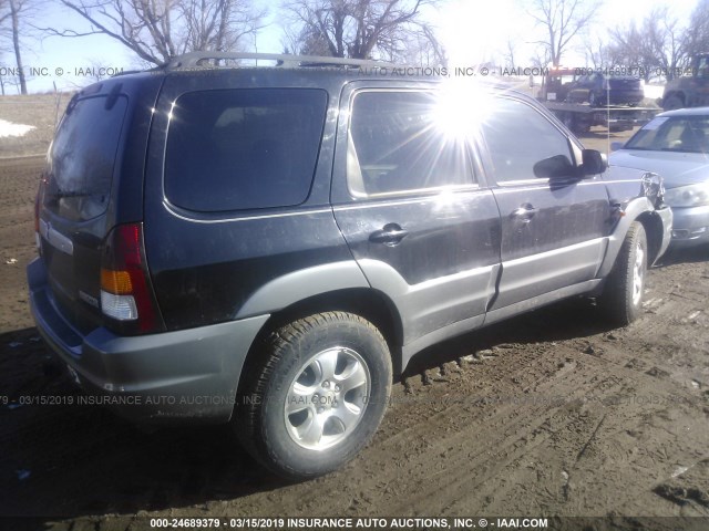 4F2YU08162KM52367 - 2002 MAZDA TRIBUTE LX/ES 黑色 照片 4