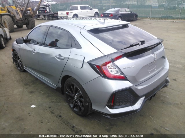 SHHFK7H41JU404012 - 2018 HONDA CIVIC SPORT 灰色 照片 3