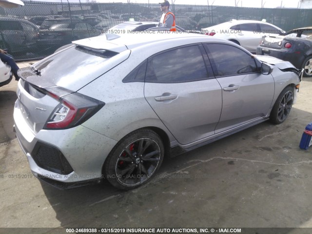 SHHFK7H41JU404012 - 2018 HONDA CIVIC SPORT 灰色 照片 4