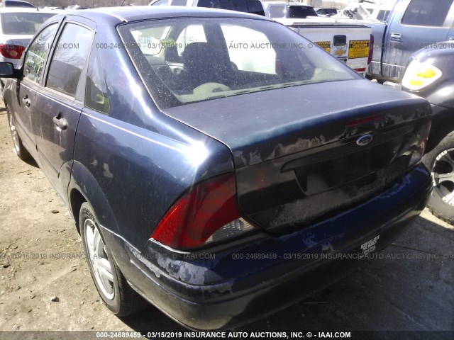 1FAFP34P01W322723 - 2001 FORD FOCUS SE/SE COMFORT BLUE photo 3