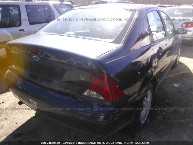 1FAFP34P01W322723 - 2001 FORD FOCUS SE/SE COMFORT BLUE photo 4