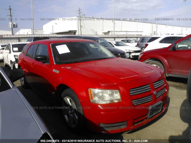 2D4FV47TX8H148122 - 2008 DODGE MAGNUM RED photo 1