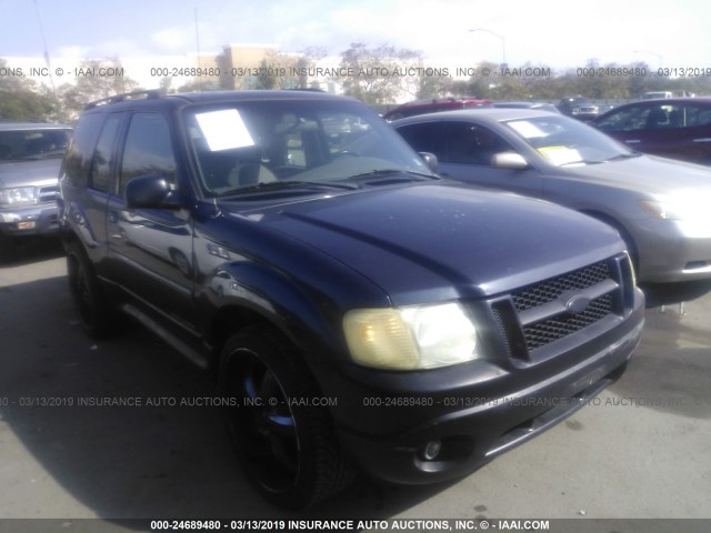 1FMYU60E01UC40063 - 2001 FORD EXPLORER SPORT Dark Blue photo 1