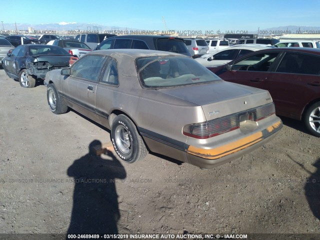 1FABP61F7JH228483 - 1988 FORD THUNDERBIRD SPORT TAN photo 3