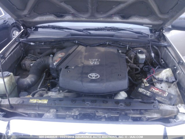 5TEJU62N56Z207299 - 2006 TOYOTA TACOMA DOUBLE CAB PRERUNNER TAN photo 10