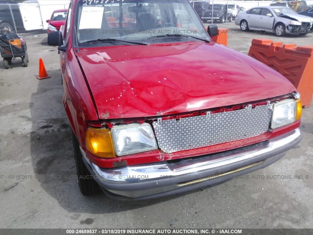 1FTCR10U9VUB70112 - 1997 FORD RANGER RED photo 6