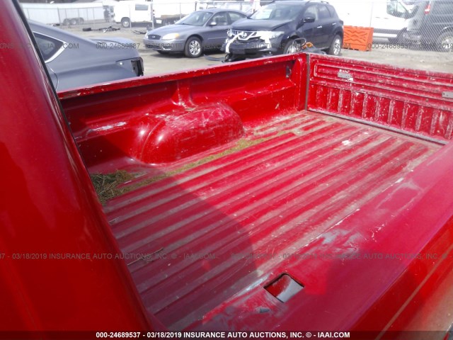 1FTCR10U9VUB70112 - 1997 FORD RANGER RED photo 8