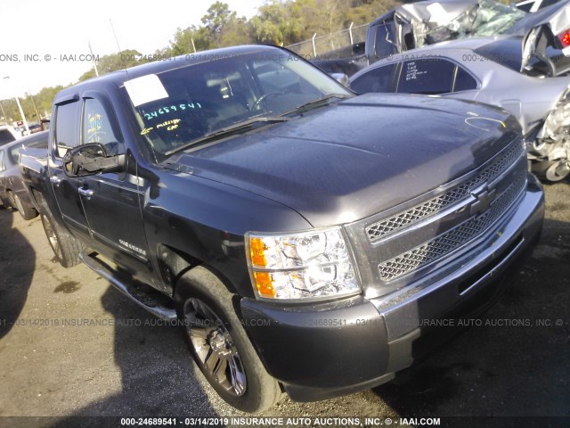 3GCPCSEA4BG106713 - 2011 CHEVROLET SILVERADO C1500 LT GRAY photo 1