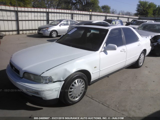 JH4KA7676PC018402 - 1993 ACURA LEGEND LS WHITE photo 2