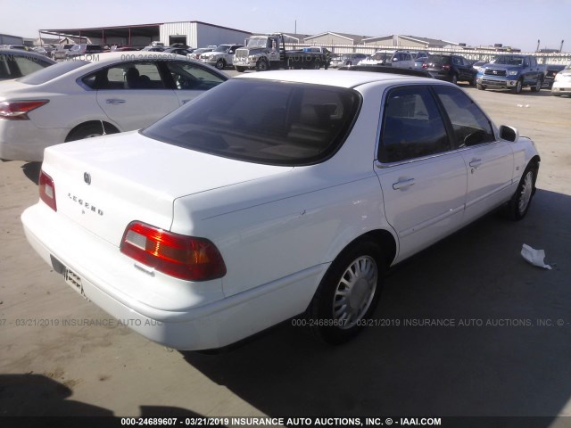 JH4KA7676PC018402 - 1993 ACURA LEGEND LS WHITE photo 4