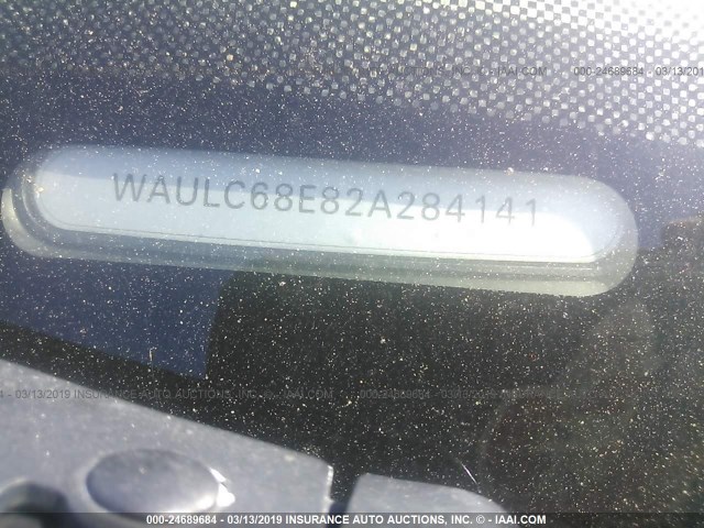 WAULC68E82A284141 - 2002 AUDI A4 1.8T QUATTRO BLUE photo 9