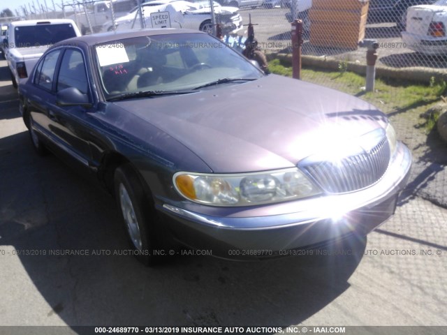 1LNLM97V9WY603056 - 1998 LINCOLN CONTINENTAL  GREEN photo 1