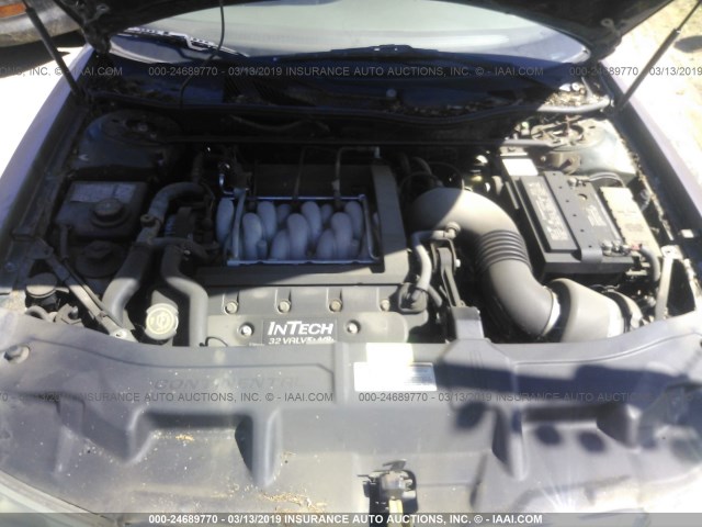 1LNLM97V9WY603056 - 1998 LINCOLN CONTINENTAL  GREEN photo 10