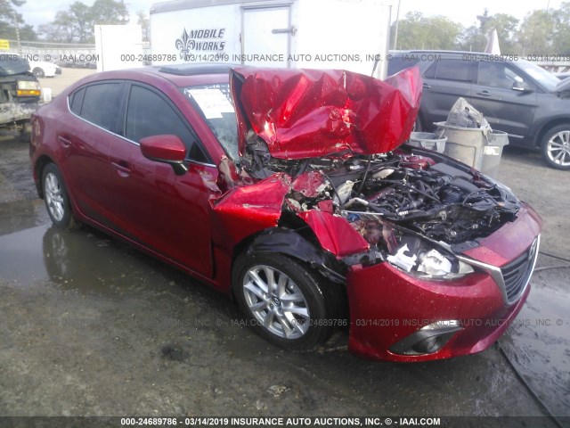 3MZBM1X78GM237863 - 2016 MAZDA 3 GRAND TOURING RED photo 1