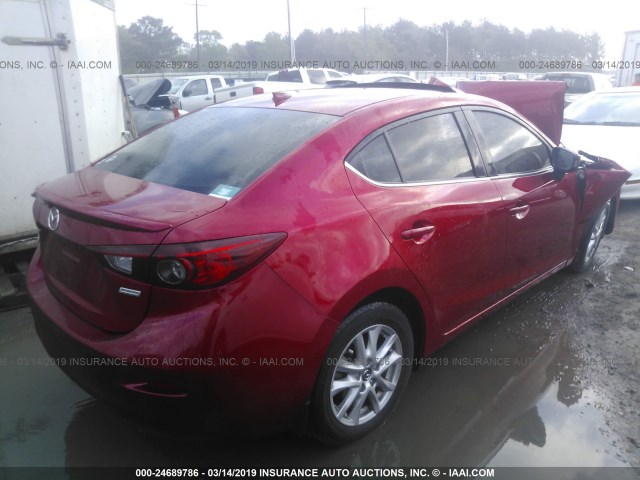 3MZBM1X78GM237863 - 2016 MAZDA 3 GRAND TOURING RED photo 4