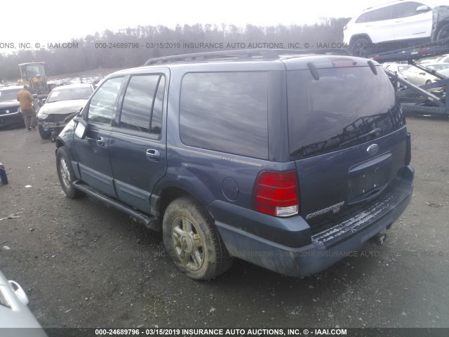 1FMPU15516LA11900 - 2006 FORD EXPEDITION XLT BLUE photo 3