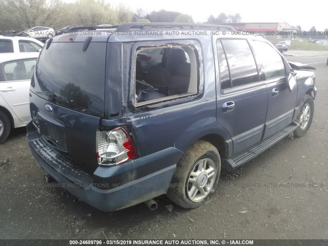 1FMPU15516LA11900 - 2006 FORD EXPEDITION XLT BLUE photo 4