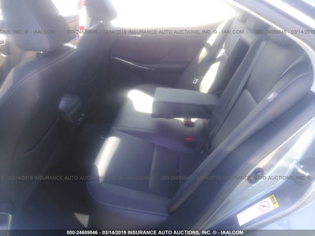 JTHBF1D26E5026779 - 2014 LEXUS IS 250 GRAY photo 8