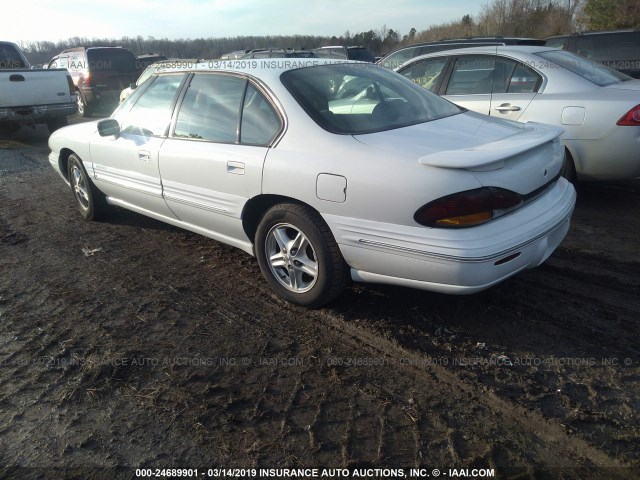 1G2HX52K8XH249124 - 1999 PONTIAC BONNEVILLE SE WHITE photo 3