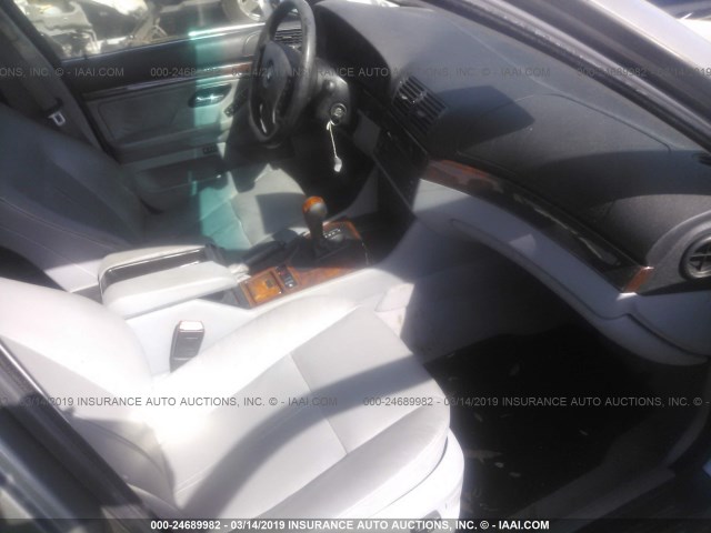 WBADT43463G031177 - 2003 BMW 525 I AUTOMATIC GRAY photo 5