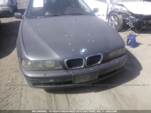 WBADT43463G031177 - 2003 BMW 525 I AUTOMATIC GRAY photo 6