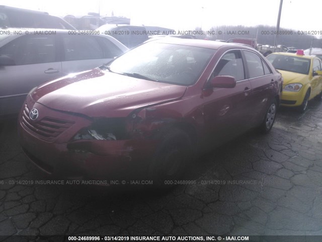 4T1BE46K87U146980 - 2007 TOYOTA CAMRY NEW GENERAT CE/LE/XLE/SE BURGUNDY photo 2