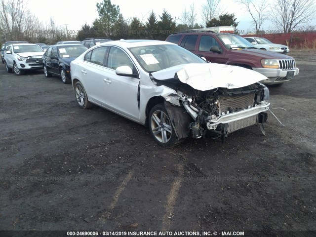 YV1612FS1E2285521 - 2014 VOLVO S60 T5 WHITE photo 1