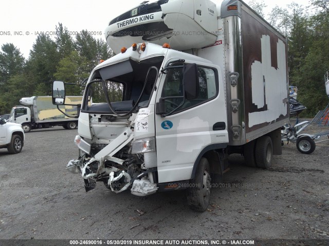 JL6BNC1A5DK001018 - 2013 MITSUBISHI FUSO TRUCK FE FEC72S WHITE photo 2