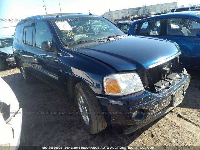 1GKET12P146183851 - 2004 GMC ENVOY XUV BLUE photo 1