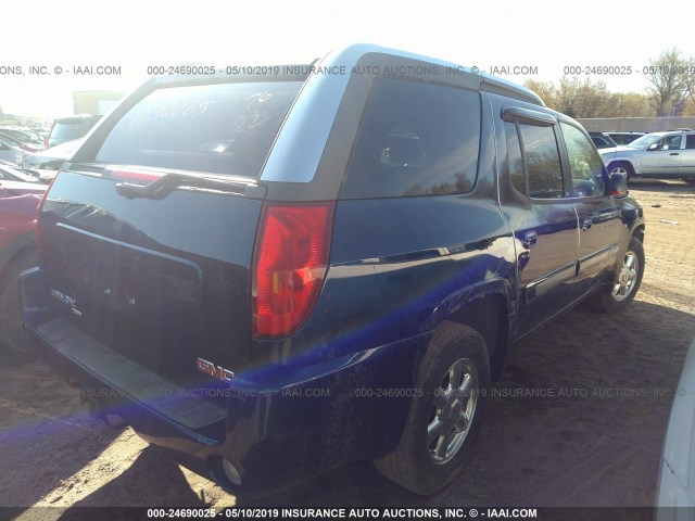 1GKET12P146183851 - 2004 GMC ENVOY XUV BLUE photo 4