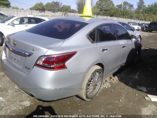 1N4AL3AP6DC257540 - 2013 NISSAN ALTIMA 2.5/S/SV/SL SILVER photo 4