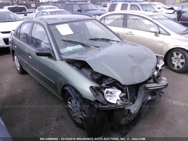 1HGES16364L003076 - 2004 HONDA CIVIC DX VP Yaşıl foto 1