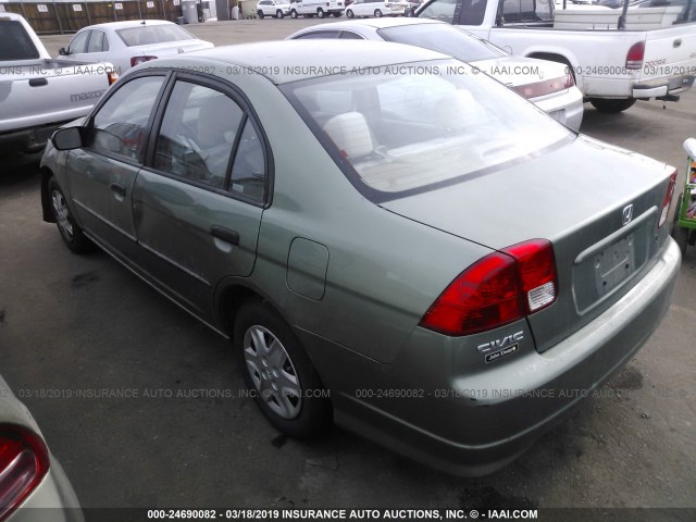 1HGES16364L003076 - 2004 HONDA CIVIC DX VP Yaşıl foto 3