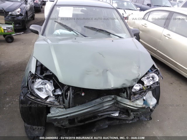 1HGES16364L003076 - 2004 HONDA CIVIC DX VP Yaşıl foto 6