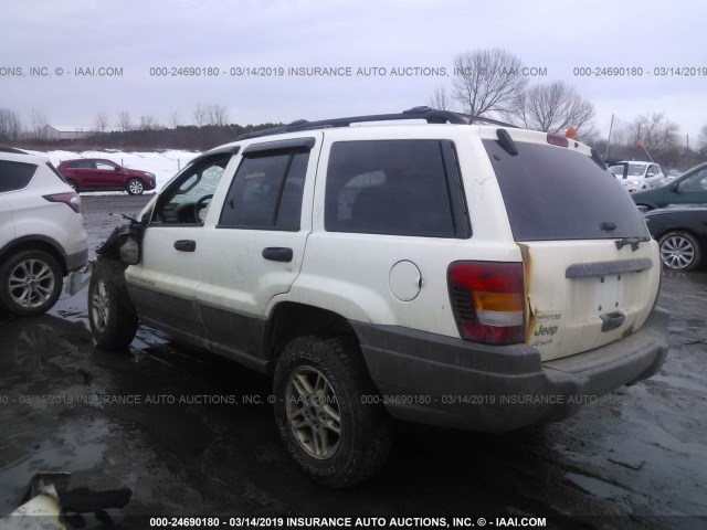 1J4GW48S54C264016 - 2004 JEEP GRAND CHEROKEE LAREDO/COLUMBIA/FREEDOM 白色 照片 3