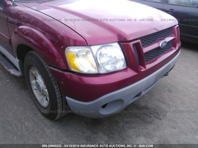 1FMZU77E43UA71507 - 2003 FORD EXPLORER SPORT TR  RED photo 6