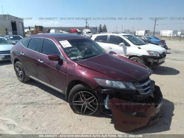 5J6TF1H51CL005397 - 2012 HONDA CROSSTOUR EXL მუქწითელი ფოტო 1