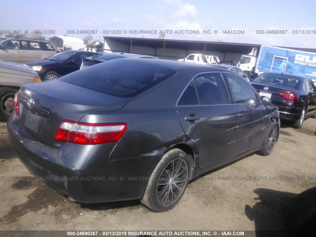 4T1BE46K47U098507 - 2007 TOYOTA CAMRY NEW GENERATION CE/LE/XLE/SE GRAY photo 4